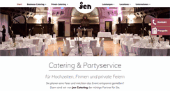 Desktop Screenshot of jen-catering.de
